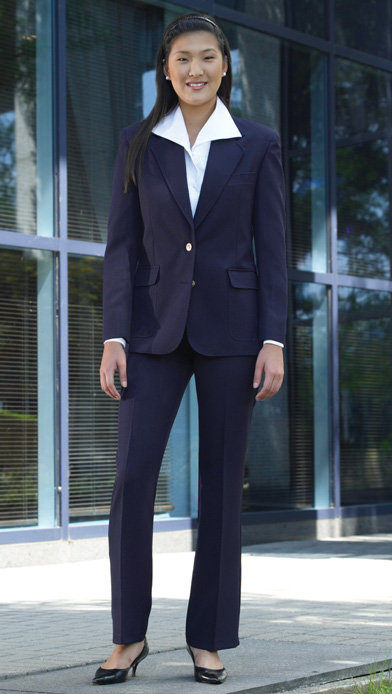 navy ladies blazer