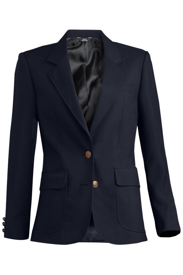 Edwards Womens Uniform Blazer Medium Navy