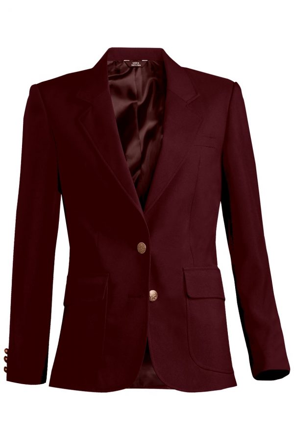 Edwards Womens Uniform Blazer Burgundy