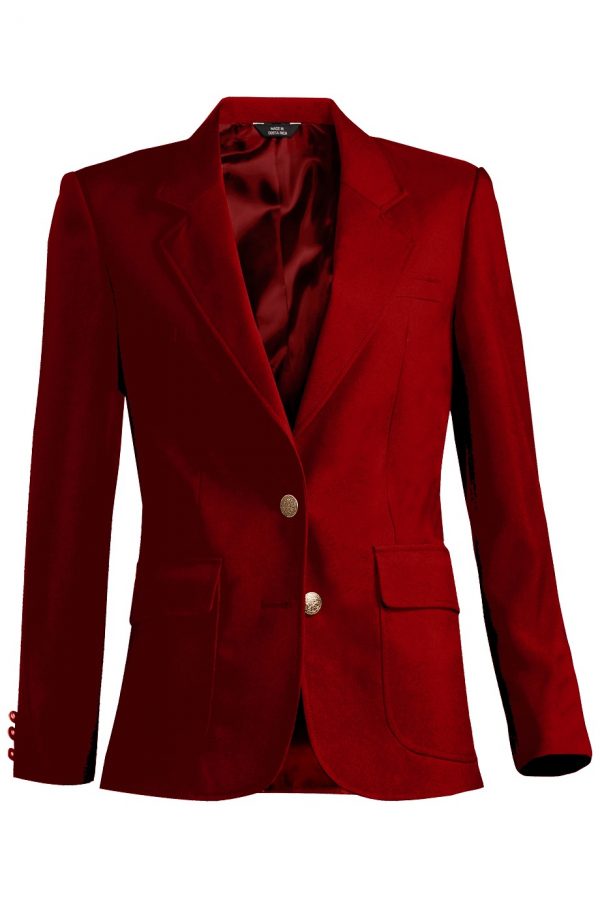 Edwards Womens Uniform Blazer Red