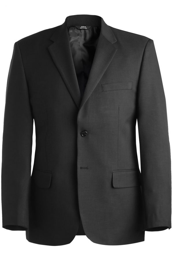 Synergy Black Mens Washable Suit Coat by Edwards